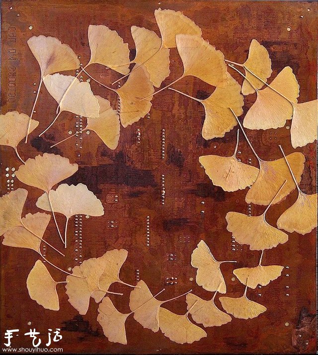 電子垃圾DIY環(huán)保藝術(shù)畫 -  rpnrmr.com