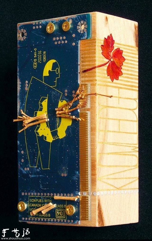 電子垃圾DIY環(huán)保藝術(shù)畫 -  rpnrmr.com