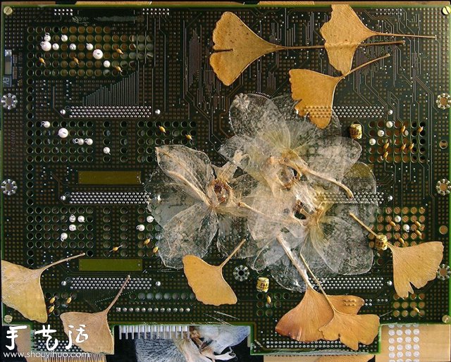 電子垃圾DIY環(huán)保藝術(shù)畫 -  rpnrmr.com
