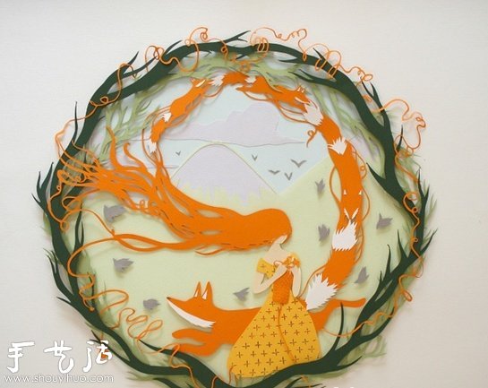 自由插畫家Sarah Dennis 紙雕作品欣賞 -  rpnrmr.com
