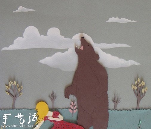 自由插畫家Sarah Dennis 紙雕作品欣賞 -  rpnrmr.com