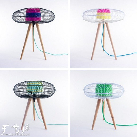 舊風(fēng)扇手工制作燈具 既環(huán)保又能增加收入 -  rpnrmr.com