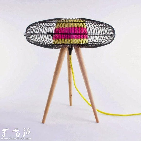舊風(fēng)扇手工制作燈具 既環(huán)保又能增加收入 -  rpnrmr.com