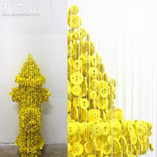 紐扣DIY的藝術(shù)作品 -  rpnrmr.com