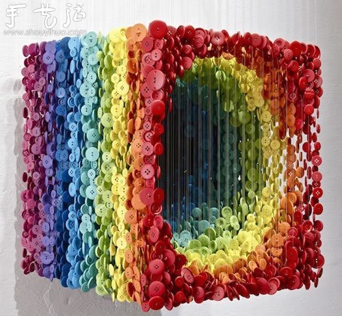 紐扣DIY的藝術(shù)作品 -  rpnrmr.com