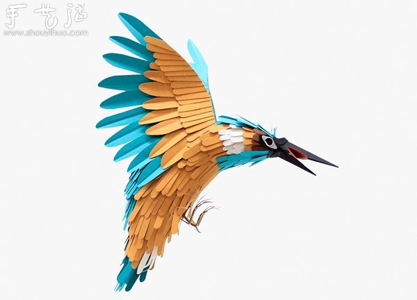 栩栩如生的鳥類紙藝作品 -  rpnrmr.com