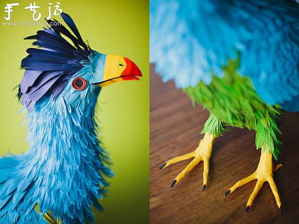 栩栩如生的鳥類紙藝作品 -  rpnrmr.com