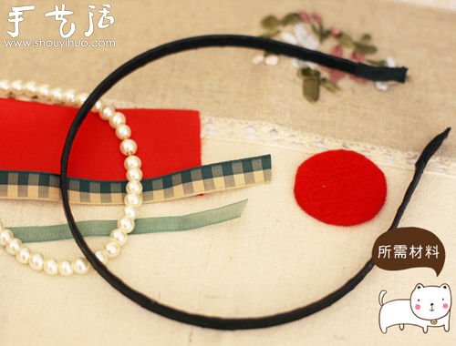 自制小清新發(fā)箍，小女生發(fā)箍制作教程 -  rpnrmr.com