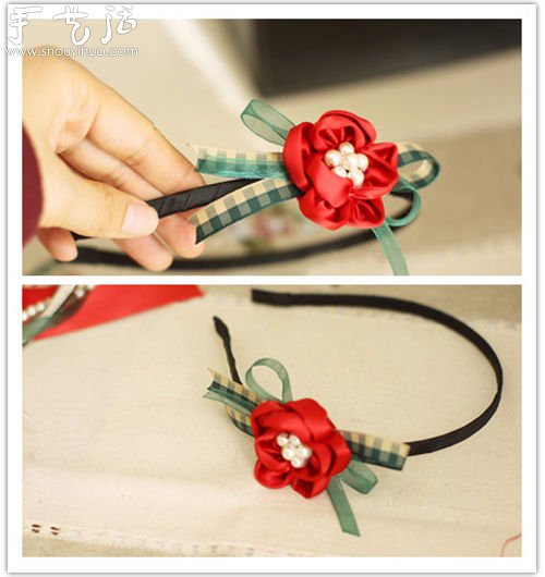 自制小清新發(fā)箍，小女生發(fā)箍制作教程 -  rpnrmr.com