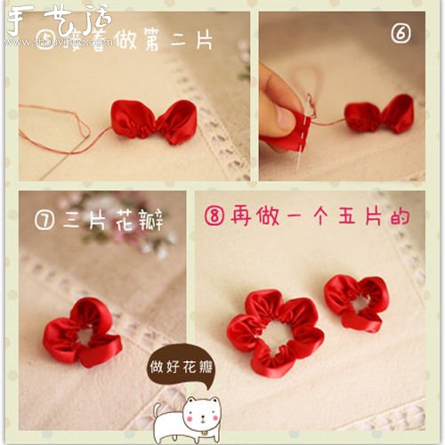 自制小清新發(fā)箍，小女生發(fā)箍制作教程 -  rpnrmr.com