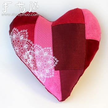 自制心形抱枕 心形抱枕DIY制作 -  rpnrmr.com