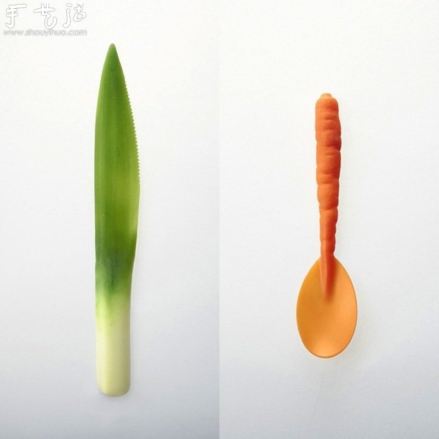 特殊材質(zhì)制作的餐具 仿佛是由蔬菜雕刻而成 -  rpnrmr.com