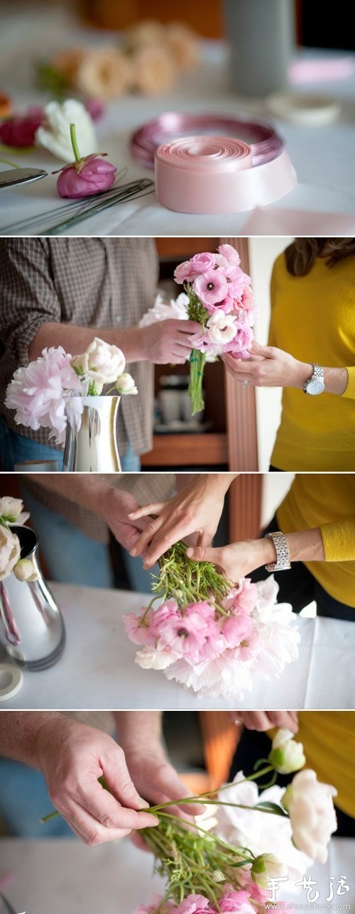 DIY鮮花手捧花 手捧花的制作方法 -  rpnrmr.com