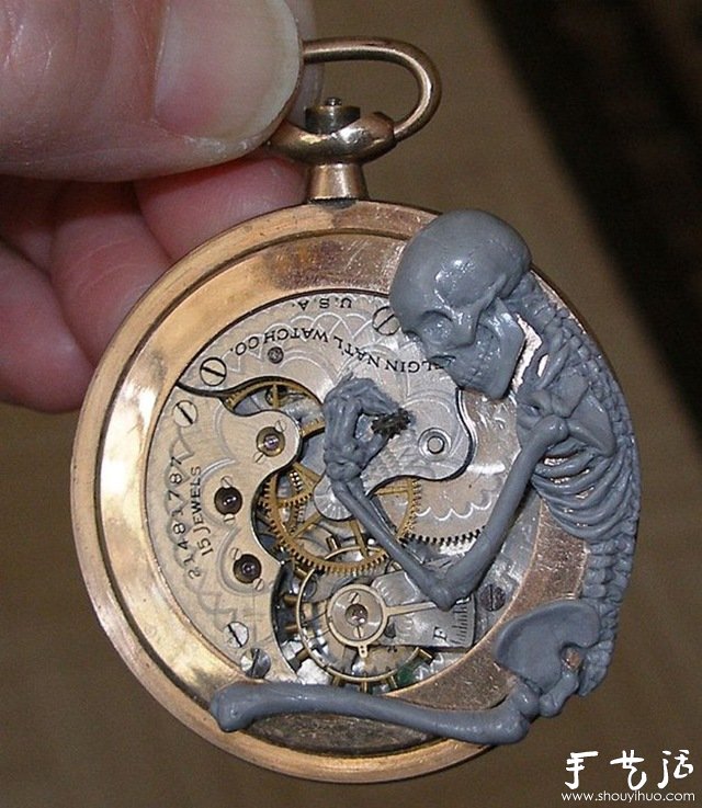 廢舊種表零件DIY的重金屬藝術(shù)品 -  rpnrmr.com