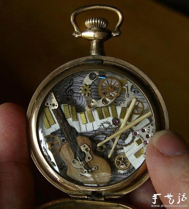 廢舊種表零件DIY的重金屬藝術(shù)品 -  rpnrmr.com