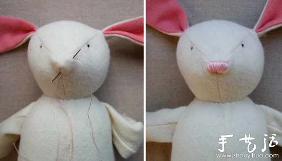 布藝兔子手工制作 -  rpnrmr.com