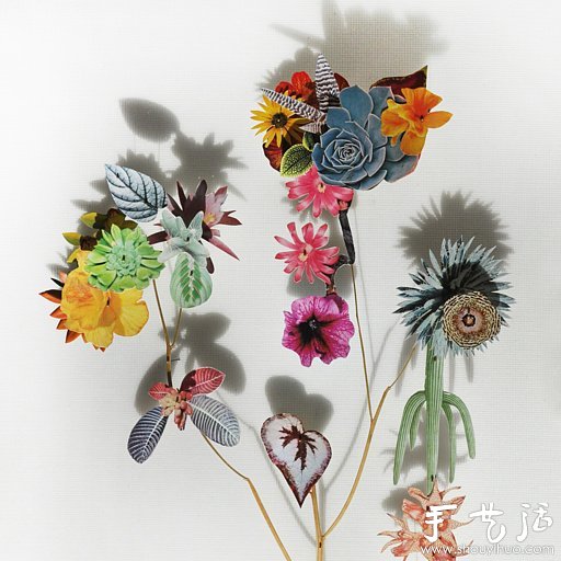 紙花和樹(shù)枝DIY的精美紙藝作品 -  rpnrmr.com