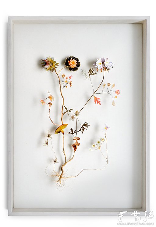紙花和樹(shù)枝DIY的精美紙藝作品 -  rpnrmr.com