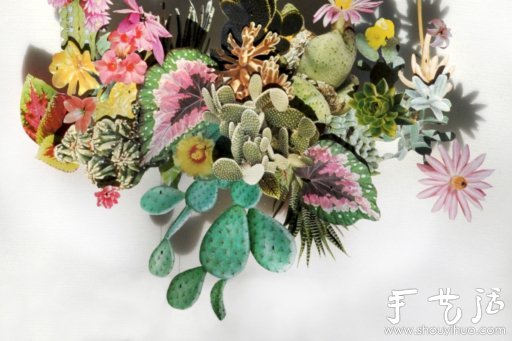 紙花和樹(shù)枝DIY的精美紙藝作品 -  rpnrmr.com