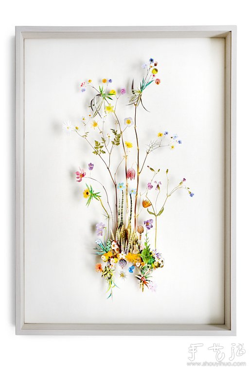 紙花和樹(shù)枝DIY的精美紙藝作品 -  rpnrmr.com