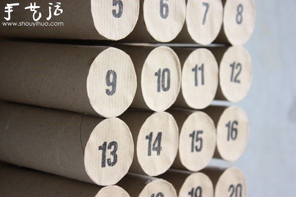 環(huán)保小制作：衛(wèi)生紙卷筒DIY日歷 -  rpnrmr.com