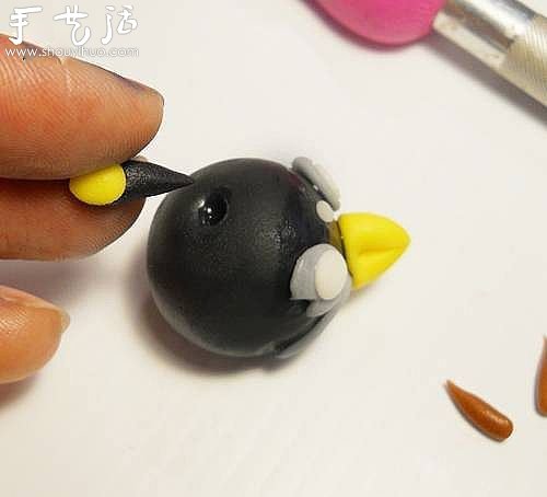 軟陶手工制作憤怒的小鳥 -  rpnrmr.com