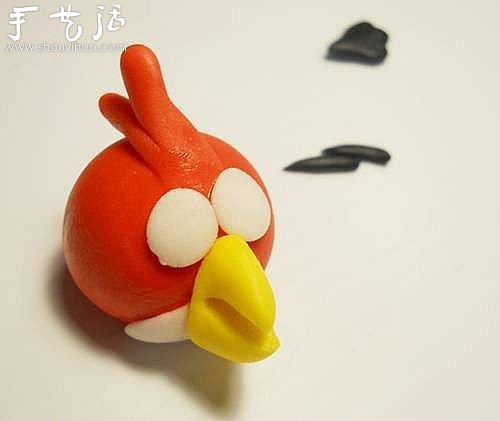 軟陶手工制作憤怒的小鳥 -  rpnrmr.com