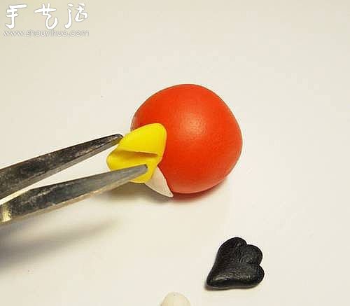 軟陶手工制作憤怒的小鳥 -  rpnrmr.com