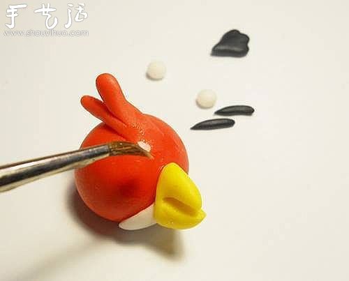 軟陶手工制作憤怒的小鳥 -  rpnrmr.com