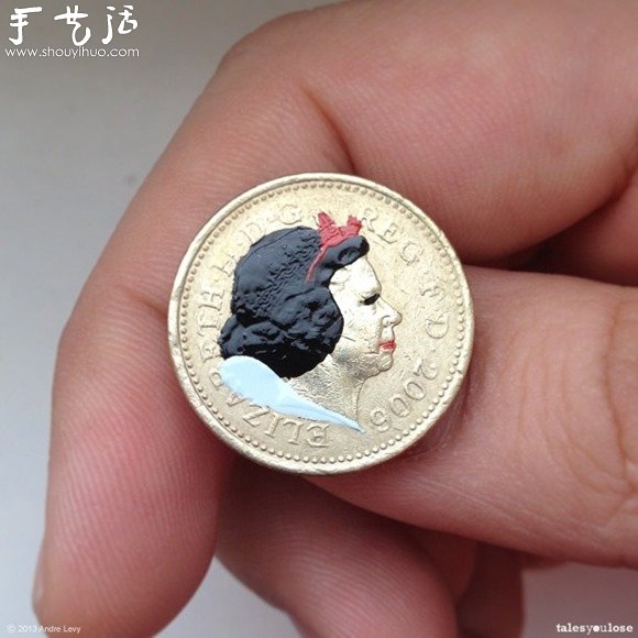 硬幣上的創(chuàng)意繪畫 -  rpnrmr.com