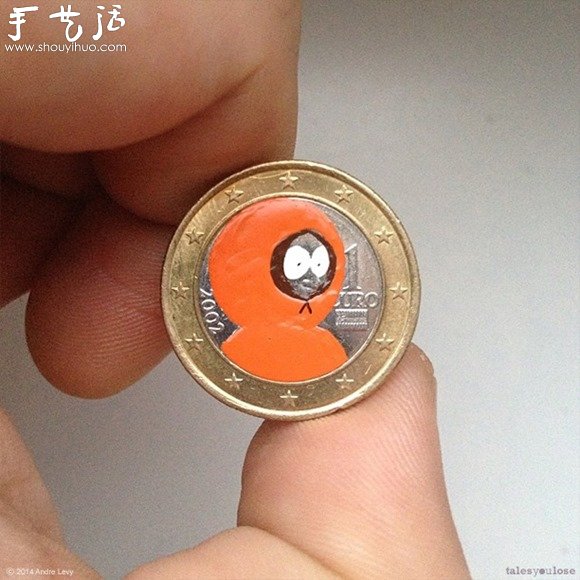 硬幣上的創(chuàng)意繪畫 -  rpnrmr.com