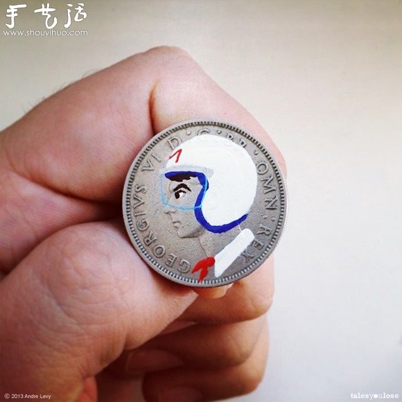 硬幣上的創(chuàng)意繪畫 -  rpnrmr.com
