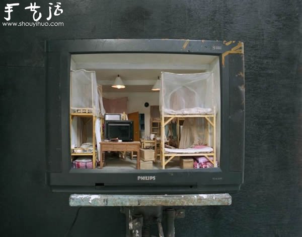廢舊電視里DIY的迷你世界 -  rpnrmr.com