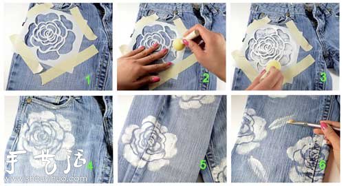 DIY印花牛仔褲 牛仔褲印花制作方法 -  rpnrmr.com