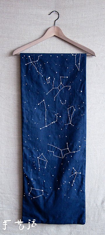 刺繡DIY星空桌墊/桌布的教程 -  rpnrmr.com