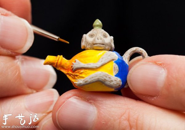 半百老人的微型雕刻作品 只有原物1/12大小 -  rpnrmr.com