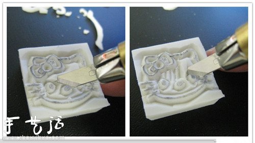 Hello Kitty橡皮章手工制作教程 -  rpnrmr.com