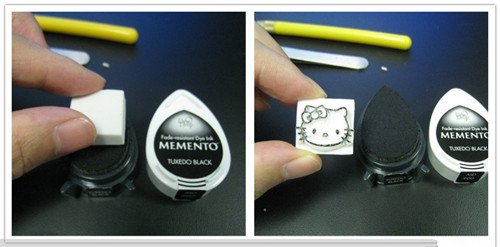 Hello Kitty橡皮章手工制作教程 -  rpnrmr.com