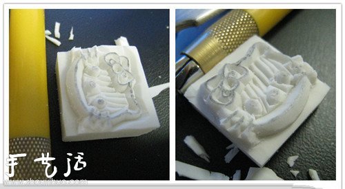 Hello Kitty橡皮章手工制作教程 -  rpnrmr.com