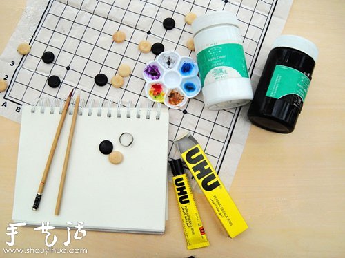 手繪圍棋戒指 圍棋手工制作戒指教程 -  rpnrmr.com