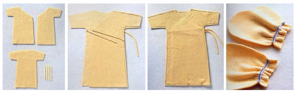 抓絨面料DIY寶寶內(nèi)衣和手套 -  rpnrmr.com