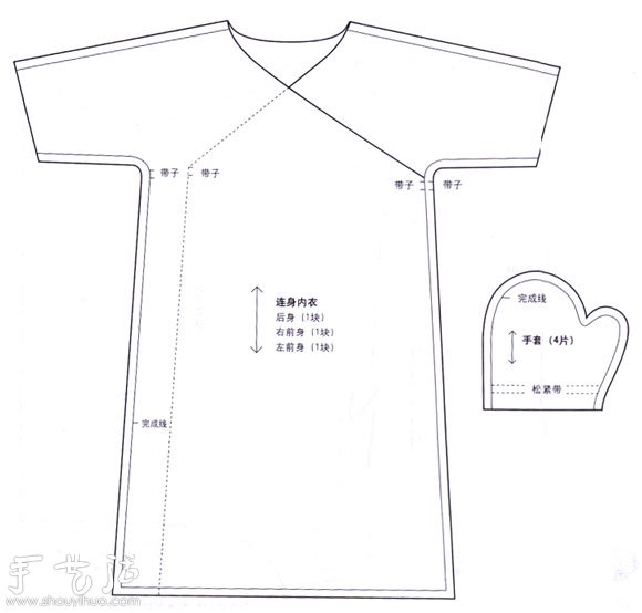抓絨面料DIY寶寶內(nèi)衣和手套 -  rpnrmr.com