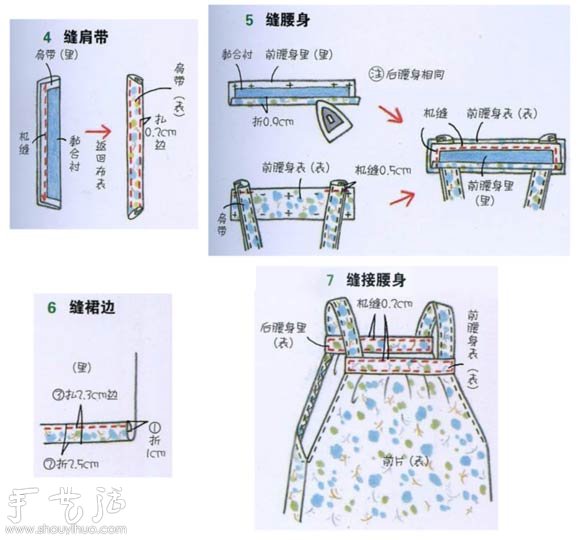 自制吊帶牛仔裙 牛仔裙手工制作教程- www..com