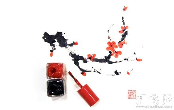 用化妝品創(chuàng)作的繪畫作品 -  rpnrmr.com