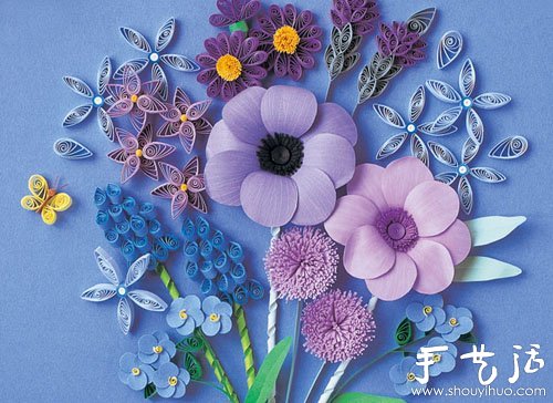 清新脫俗的衍紙(卷紙)作品欣賞 -  rpnrmr.com