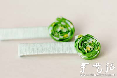 小清新玫瑰花發(fā)夾手工制作 -  rpnrmr.com