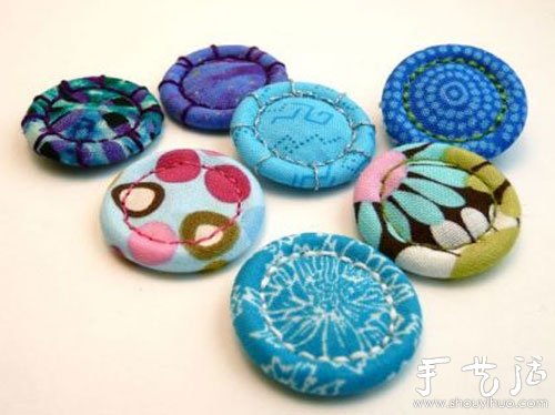 手工制作漂亮的布藝紐扣 -  rpnrmr.com