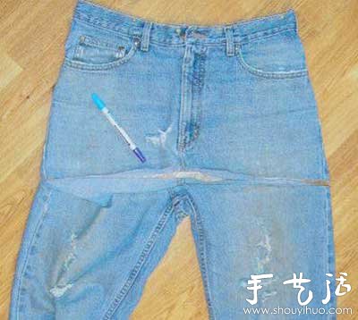 牛仔褲舊物改造 DIY牛仔手提包 -  rpnrmr.com