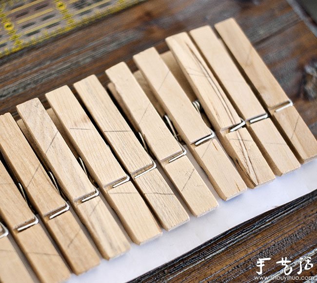 木夾子手工DIY簡(jiǎn)約蠟燭罐/筆筒 -  rpnrmr.com