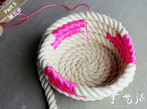 創(chuàng)意手工：編織繩手工DIY小清新花瓶 -  rpnrmr.com
